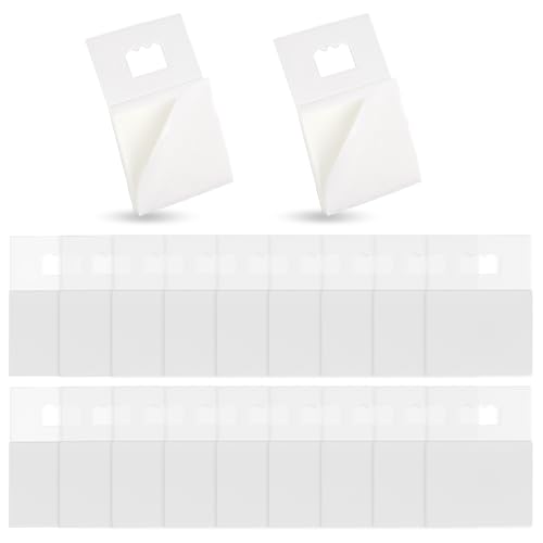 Image of 10 Pack Picture Hangers Adhesive Plastic Sawtooth Adhesive Picture Hanger No Nail Picture Hangers Adhesive Foamboard Hanger