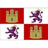  Q&J Gran Bandera de Castilla y León de 90x150 cm. - 100% poliéster - Para interior y exterior de uso moderado