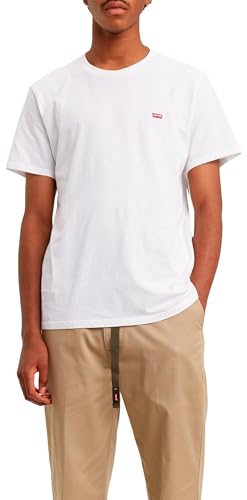 Levi's Herren Big & Tall Original Housemark Tee T-Shirt, White +, 3XL EU