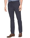 BANANA REPUBLIC Mens Mason Athletic-Fit Stretch Chino, True Navy (35x32)