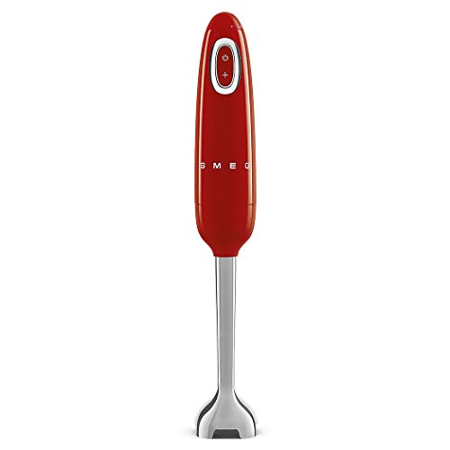 Smeg HBF01RDEU batidora, 700 W, De plástico, Rojo, Acero inoxidable