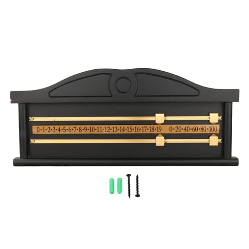 Marcador de billar de pared en madera para juegos miniatura 7