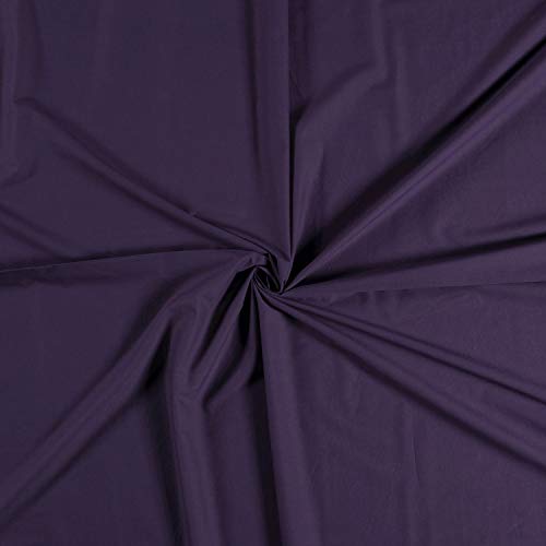 Tissu voile uni 100 % coton violet coupon 500x140 cm couture bricolage
