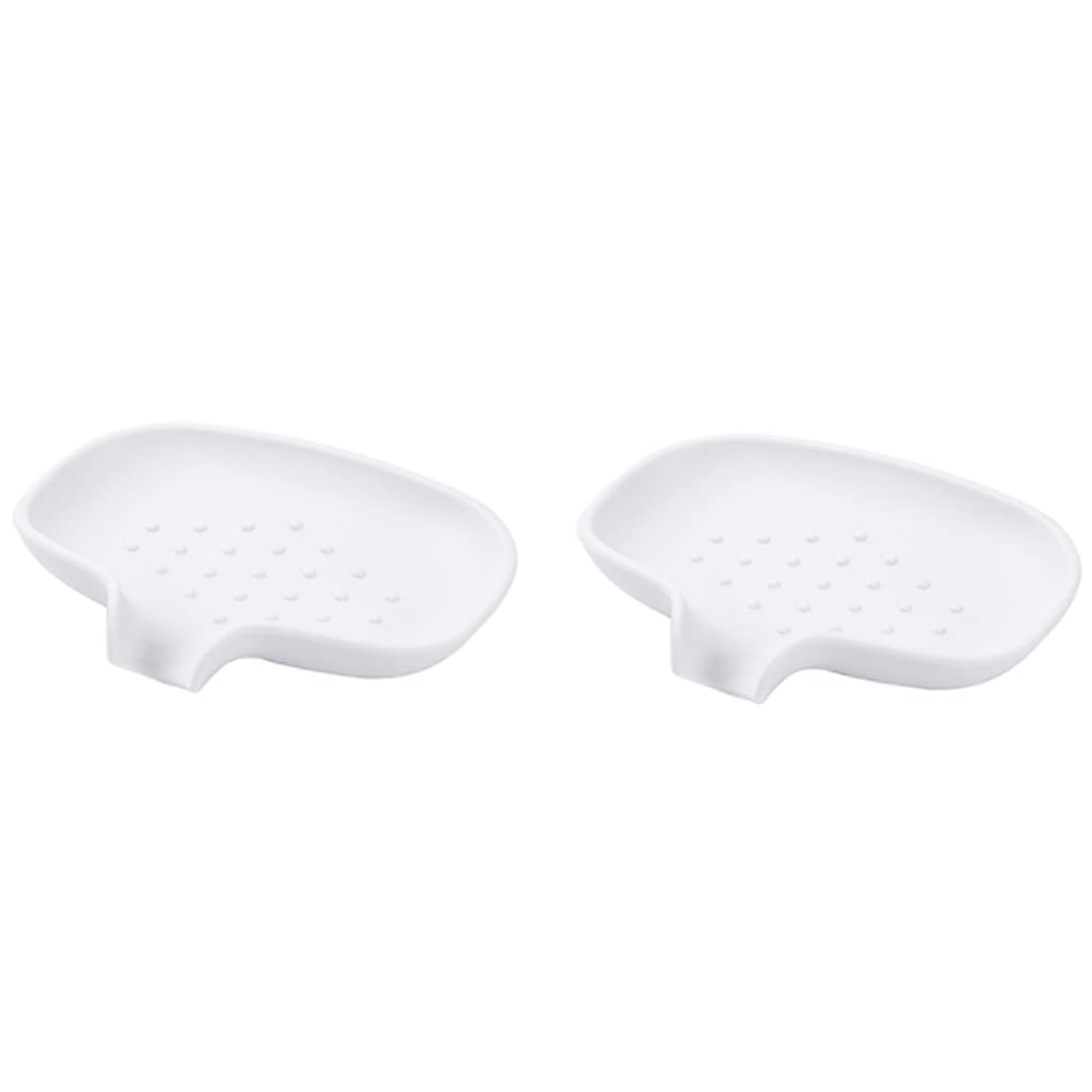 soap box holder, Soap Dish Holder,SoapTray,Self-Draining Diversion Household Drain Silicone Multifunctional(Type C)