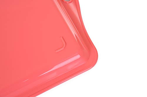 Mintra Home Durable Serving Tray (1Pk, Salmon) - Platter With Handle 14In, Salmon, (Heavy Duty,Large Capacity Great For Kitchen, Wedding, Restaurant Indoor Or Outdoor Picnic Camping #TOP3