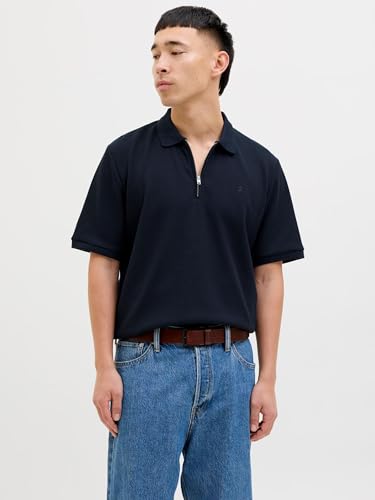 JACK & JONES Jjeaustin Zip Polo Ss Noos 2