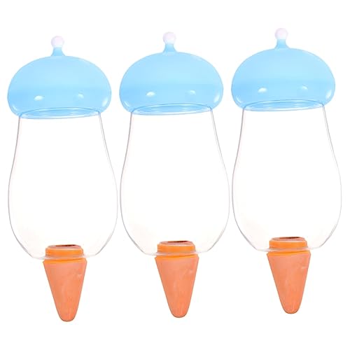 Kisangel 3 Piezas Esfera de Riego Automático para Plantas Dispositivo de Autorriego de Herramienta de Jardinería Decorativa para Macetas y Bonsáis