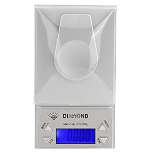 Sieradenweegschaal, zakweegschaal, draagbaar voor juwelierslaboratoria