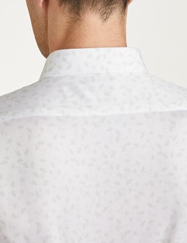 Image of Van Heusen Formal Printed Shirt for Men| Premium Cotton| Full Sleeves| Slim Fit |Breathable Fabric