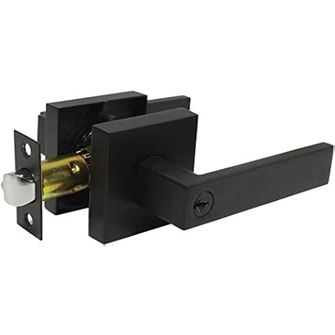 Probrico Matte Black Entry Door Lever Cover