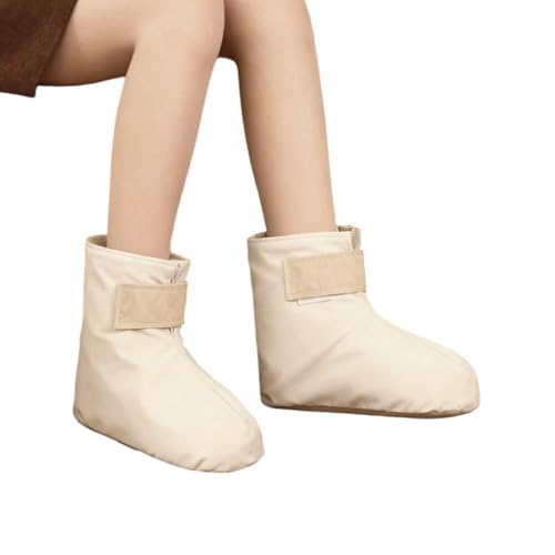 Zapatillas térmicas eléctricas – Protección por temporizador inteligente – Zapatillas de botas térmicas para calentar los pies, para mujeres, niños, niñas, jóvenes adolescentes, esposa marido hijo