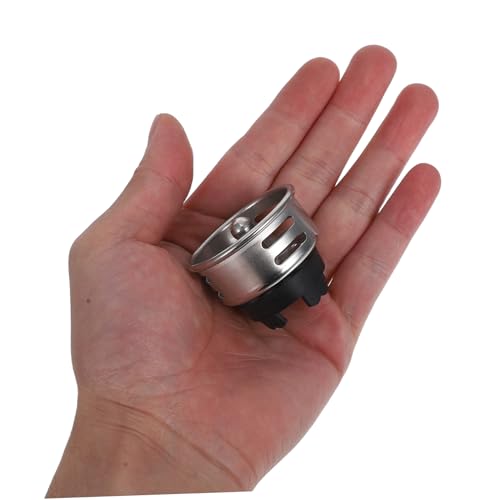 OSALADI 2 piezas colador de acero inoxidable para fregadero miniatura 4