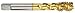 Morse Cutting Tools 94484 Spiral Flute ShearTap, High-Speed Steel, Titanium Nitride Finish, Semi-Bottoming Type, 48 Degree Helix Angle, H3 Pitch Diameter, 3 Flutes, 1/2"-20 Size
