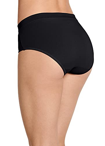 Jockey Women's Underwear Cotton Stretch Hipster, Black, 6 - image 3