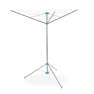 Minky IH87701102 Freestanding Indoor/Outdoor Airer with 15 m Drying Space, Metal, Silver