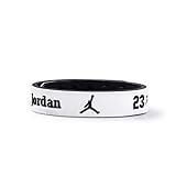 jordan xiii Peripherie-Produkte: Armband Xi-Link Basketball-Star Sport Armband Armband zweifarbige Schnalle Silikonarmband einstellbar Armband Persönlichkeit Fans liefert (Color : Jordan Black and White)