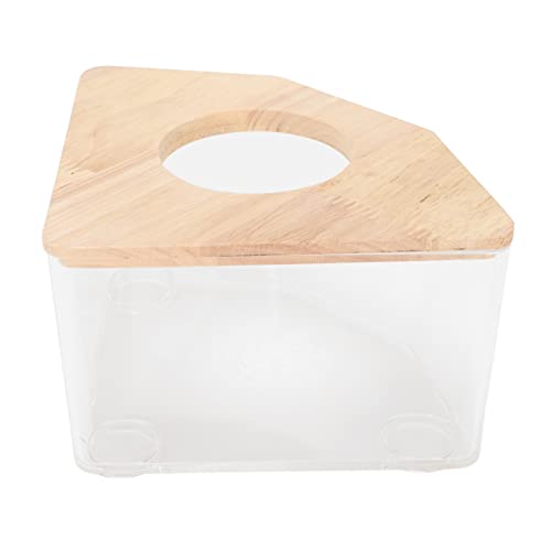 HUSHUI Caja de baño de arena para hámsters, bañera, para mascotas, para hámsters, ratones, jerbos Cover