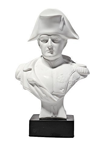 danila-souvenirs French Emperor Napoleon Bonaparte Marble Bust Statue Sculpture 5.3