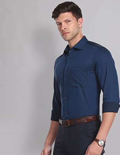 Image of Arvind AD Men Regular Fit Formal Shirt