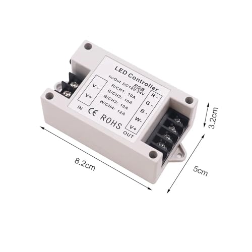 Régulateur LED RGBW haute capacité 360W avec boîtier robuste et double gestion sans fil - 2