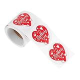 Housoutil 母の日用かわいいハートシール 小型ハートステッカー 入 デコレー