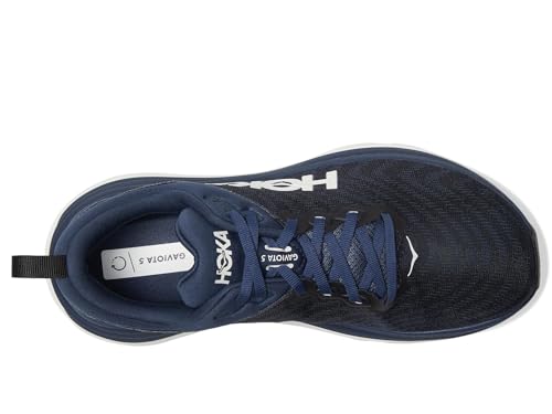 Hoka Men's Gaviota 5 Sneaker, Varsity Navy/White, 102