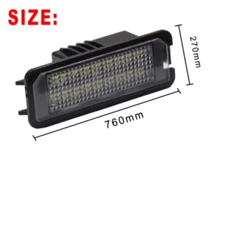 Lámpara LED de matrícula para VW Scirocco con tecnología Canbus anti-error integrada 5