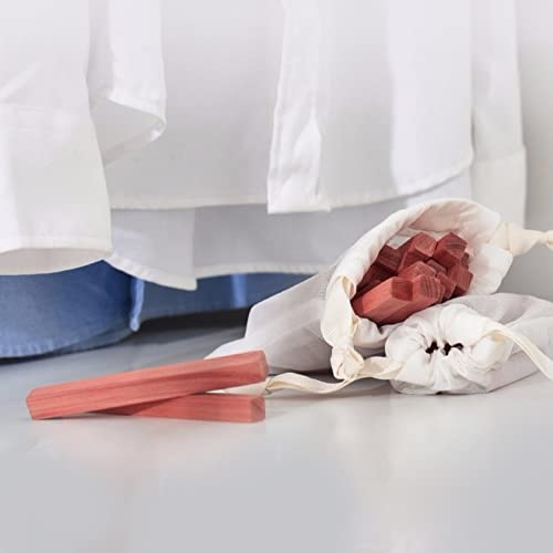 Cedar Blocks For Clothes Storage 90 Cedar Sticks, 100% Aromatic Red Ceder Blocks, Cedar Planks, Cedar Accessories For Closets Storage #TOP4