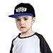 Blessed Snap Back Hat Boys Girls Fashion Hip Hop Adjustable Flat Bill Hat Blue