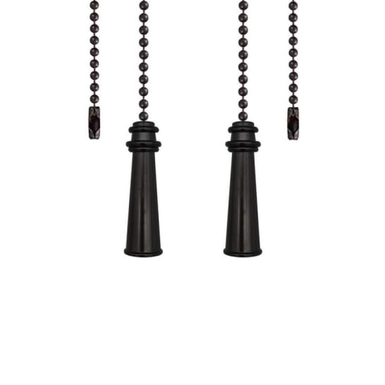 Image of 2pcs Ceiling Fan Pull Chain, Decorative Fan Pull Chain Pendant Extension, 12 Inches Lighting & Fan Beaded Ball Fan Pull Chain Extender Ornament with Connector