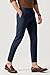 GINGTTO Mens Golf Pants Stretch Work Skinny Dress Pant Slim Fit Fashion Tapered Chinos Men Dark Blue Skinny Leg 34x28
