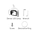 DOC.ROYAL LED Lamp Operating Lighting Cold Light Shadowless Induction Lamp 2Colors Chair Light Tools P127 (22MM)
