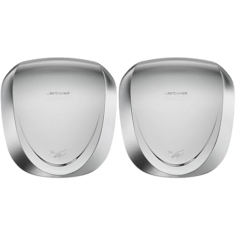 JETWELL Commercial Hand Dryer with HEPA Filter Cover