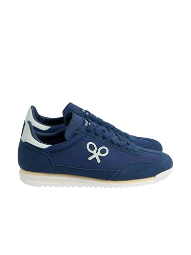 SILBON Zapatilla Vintage Azul para Hombre Talla 43