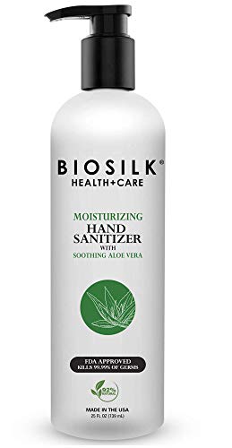 BioSilk Moisturizing Hand Disinfectant With Soothing Aloe Vera, 25 Fl Oz