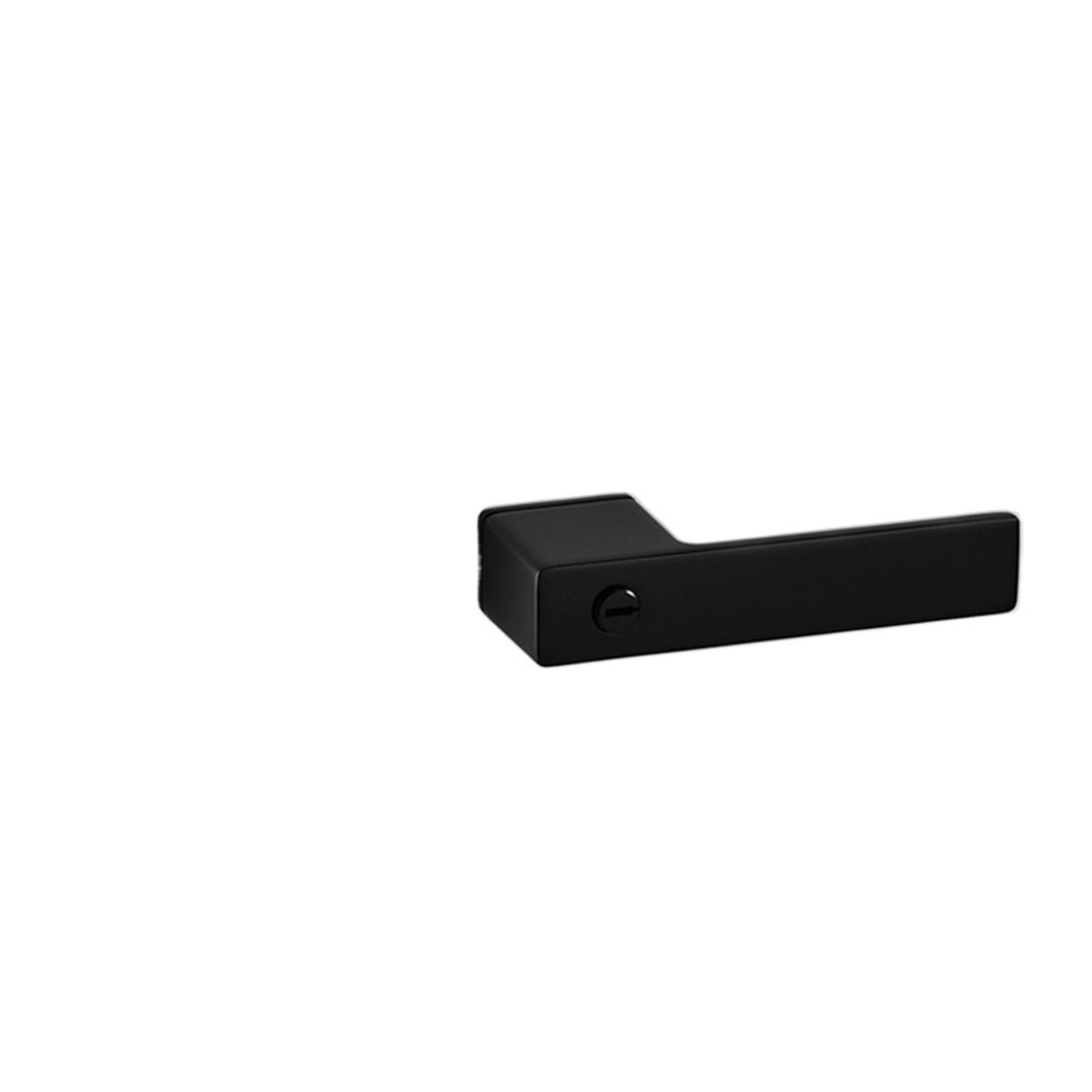 NYRXRYTCA Indoor Bedroom Minimalist Magnetic Silent zinc Alloy Door Lock Household Ecological Door Bathroom Door Handle(Black Magnetic Silent)