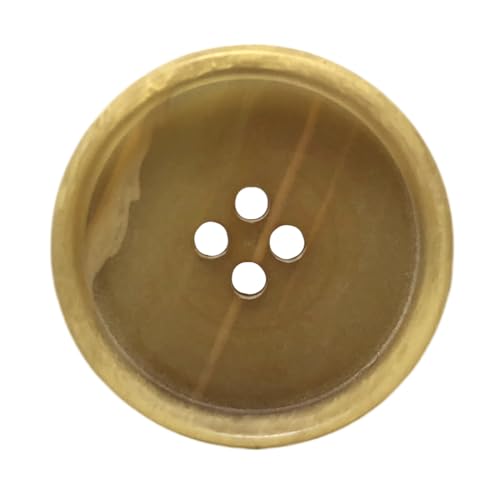 60 Stück Knöpfe zum Nähen, runde Knöpfe, Harzknöpfe, Bastelknöpfe, Nähknöpfe, Knöpfe zum Dekorieren, Knöpfe für Kleidung, Braun 284, 18 mm