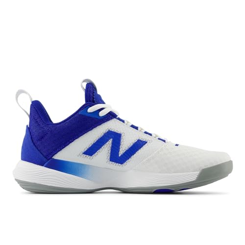 New Balance New Balance Women's FuelCell Vb-01 Volleyball Shoe, White/Team Royal/0, 6.5 Wide