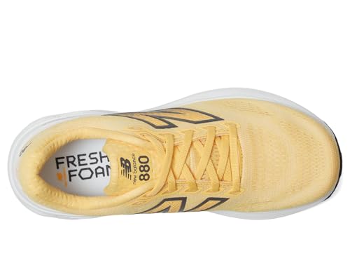 New Balance Women's Fresh Foam X 880 V15 Running Shoe, Clementine/Calcium/Black, 92