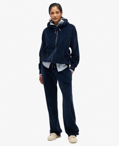 Sweatshirt à capuche zippé en velours femme Superdry - vue 3