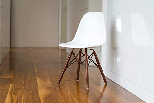 Urbanmod Mid Century Modern Style Chairs The 'Easy Assemble Dsw Ergoflex Abs Plastic And 'One Wipe Wonder' Comfortable Dining Meets 5-Star, Set Of 2 (Red Walnut) #TOP6