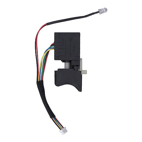 Electric Drill Switch, 36V Cordless Drill Speed Control Trigger Switch 8 Pin Brushless Drill Trigger Switch with Reverse Function for Electric Hand Drill or Other Power Tools