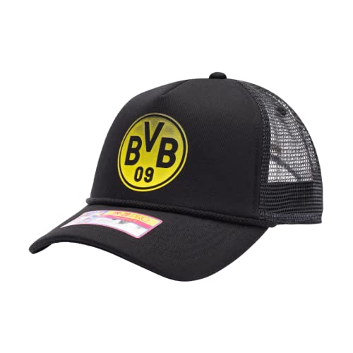 Gorra Snapback estilo Trucker negra Fan Ink Borussia Dortmund miniatura 2