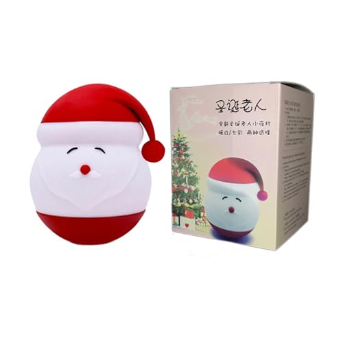 Lumière du Père Noël LED douce pour apaiser le sommeil de bébé en hiver - 6