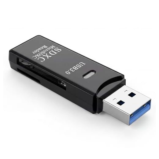 USB3.0 Micro SD Card Reader, 5Gbps 2-in-1 SD Card Reader to USB Adapter for SDXC, SDHC, MMC, RS-MMC, Micro SDXC, Micro SD, Micro SDHC