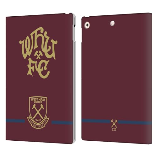 Étui portefeuille en cuir iPad 10.2 West Ham United pour regarder vos matchs