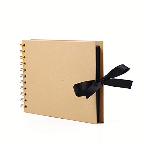 Kid Memory Book Album Photo Scrapbook kaki en papier kraft de 30 feuilles à coller