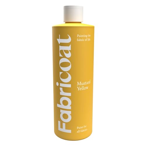 Fabricoat Pintura para telas: restaura o cambia el color de cualquier tela, pinta directamente sobre la tela, transforma cualquier cosa, sofás, pantallas de lámparas, interiores de automóviles (250