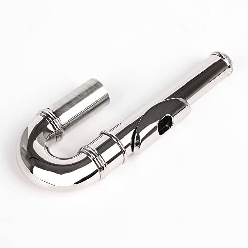 Lovermusic M8191210011 Silver Joint Diameter 0.79Inch Nickel-Plated Flute Curved Head Joint Musical Accessories thumb #4