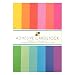 Diecuts with A View Match Makers Adhesive Texture Brights Mat Stack, 4-1/2-Inch by 6-1/2-Inch, 48 Sheets/Pad